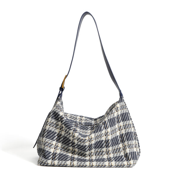 Plaid Pattern Print ShoulderBag