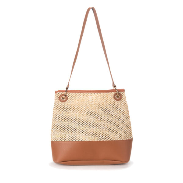 Beach Straw Stylish handbag brown