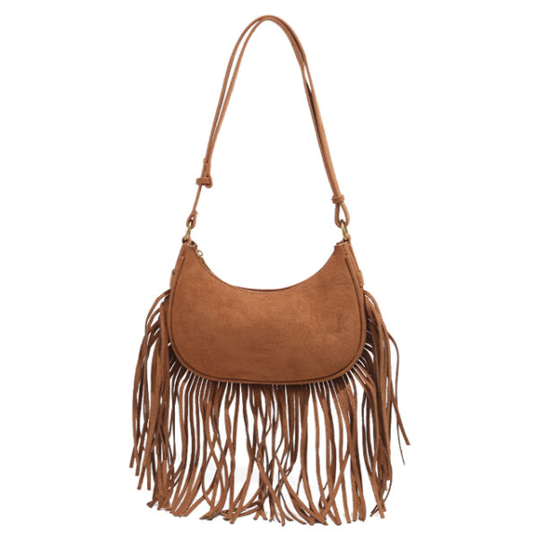 Fringed Tassel Crossbody Bag