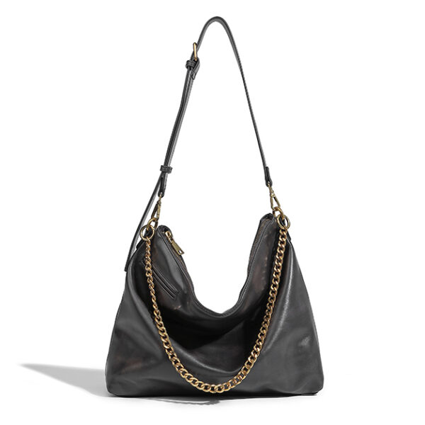 Hobo bag with chain