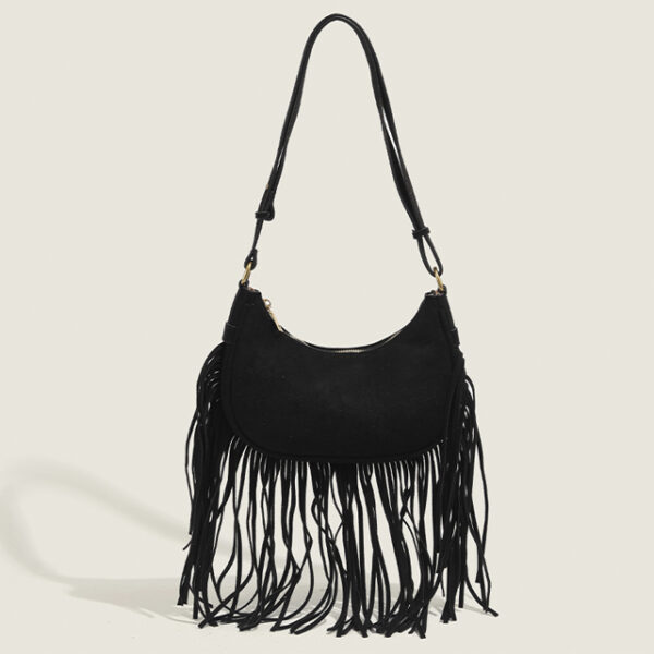 Fringed Tassel Crossbody Bag