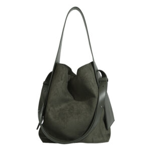 Suede Leather Tote Bag