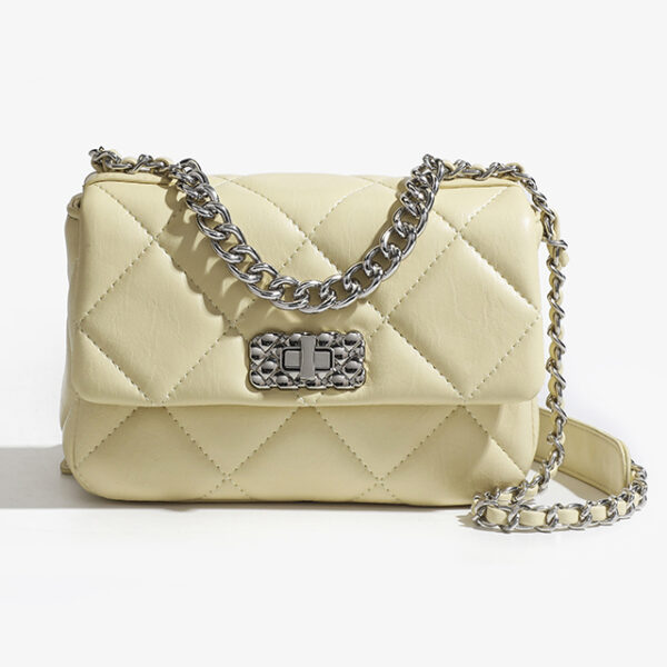 quilted sling crossbody bag beige