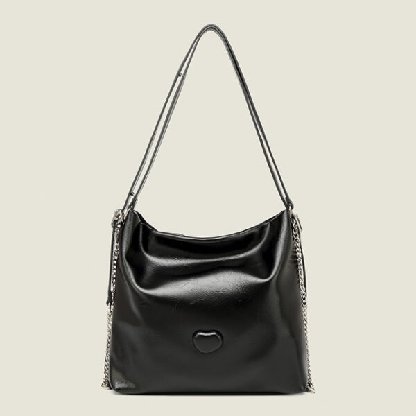 black two shoulder Hobo