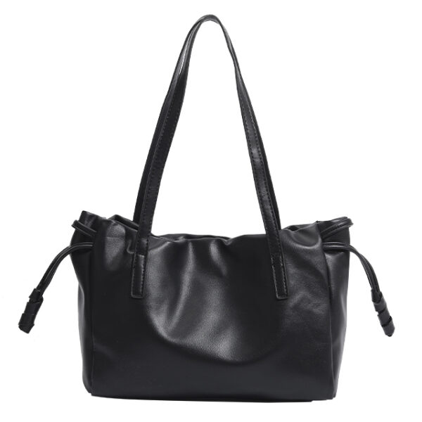 Underarm Ruched Drawstring Tote