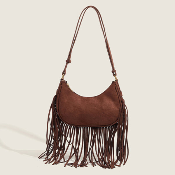 Fringed Tassel Crossbody Bag