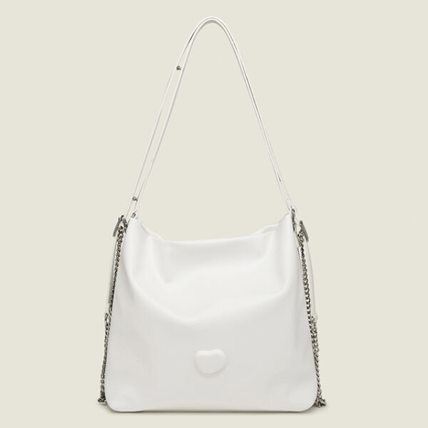 white black two shoulder Hobo