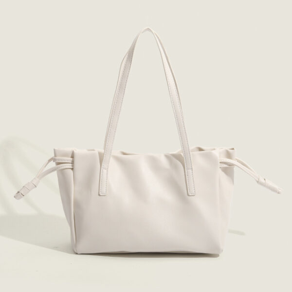 Underarm Ruched Drawstring Tote