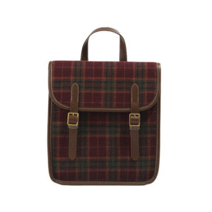 Harris tweed retro backpack