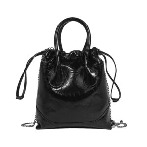 Drawstring Versatile Bucket Bag